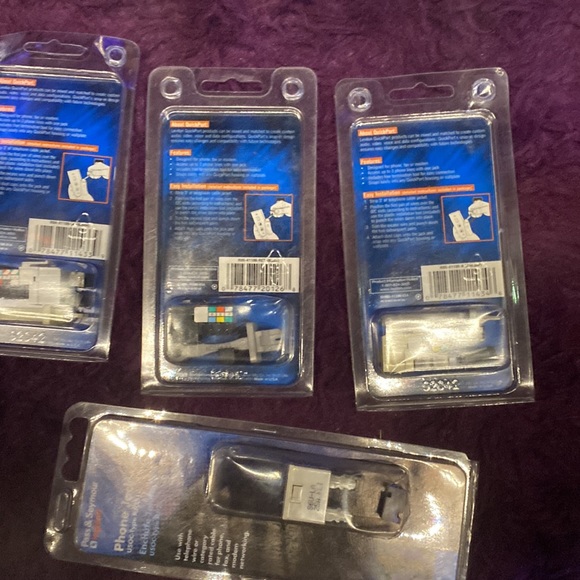 NEW Leviton 6 position Voice Grade Jack 41106-w 41106-re6 telephone voice jacks - Picture 6 of 7